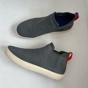 Rothy's Gray ‘The Chelsea’ Women's Melange Knit Pull On Ankle Boots | Size W 9.5